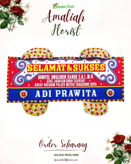 Papan Bunga Ucapan Selamat Wirana